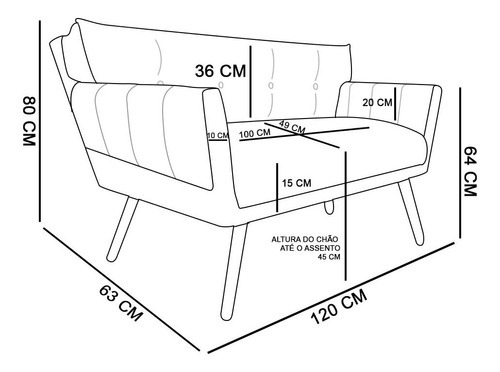 Kit 01 chancletas y 02 sillones Anitta Corino White Feet
