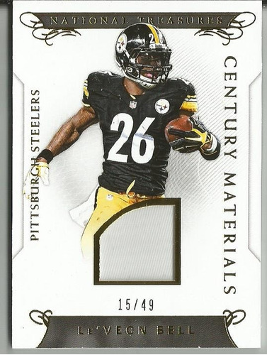 2016 National Treasures Century Mat Jersey Le'veon Bell /49