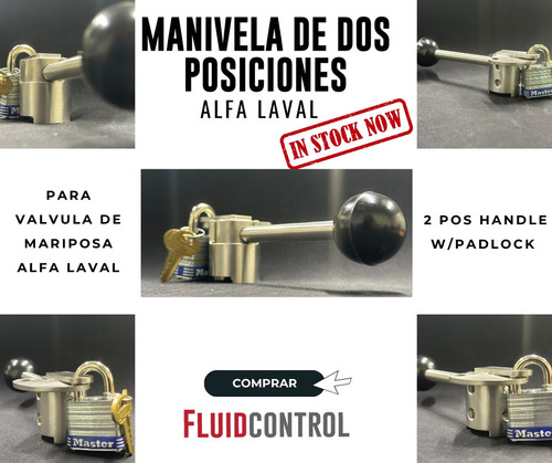 Manivela De Dos Posiciones Para Valvula Lkb Alfa Laval