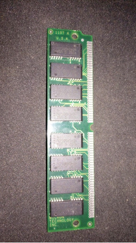 Memoria Ram Micron Mt18d236am-6x 8mb 72pin 60ns 18 Chip Simm