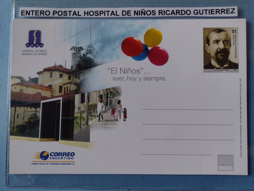 Entero Postal Hospital De Niños Ricardo Gutiérrez 