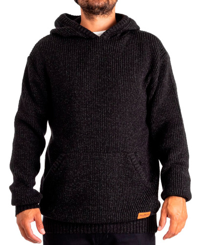 Sweater Ala Moana Lifestyle Hombre Moana Negro Cli