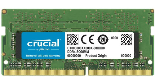 Memoria Ram Crucial 32gb Ddr4 3200 Mhz Sodimm Notebook/mac