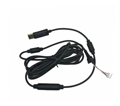 Cable Control Alámbrico Negro Compatible Con Xbox 360