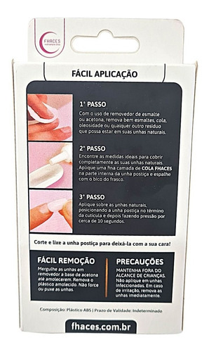 Uñas postizas color vino brillante y mate U4036 Faces