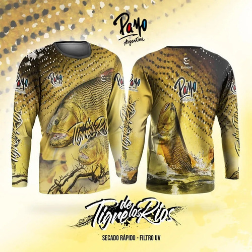 Remera Payo Tigre De Los Rios - Dorado  Todos Talles  Oferta