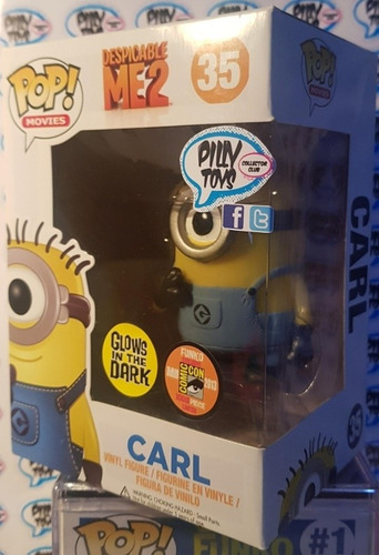 Funko Pop! Sdcc 2013 Despicable Me 2 Evil Minion,dave & Carl (Usado)