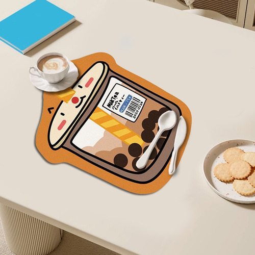 Un Tapete De Cocina De Forma Bonita Con Rápida Absorción De