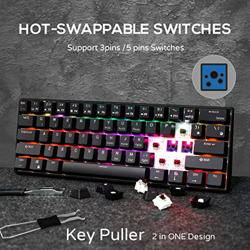 Teclado Mecanico Rk Royal Kludge Rk61 Teclado Mecánico 60% C