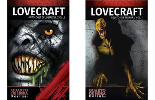 2 Libros De Historias De Terror (h.p Lovecraft)