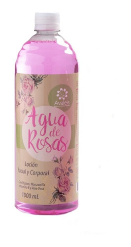 Agua De Rosas Avaleis 1000 Ml