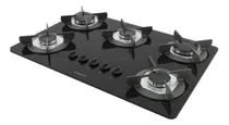 Comprar Anafe 5 Hornallas Acero Inoxidable Fogatti Negro