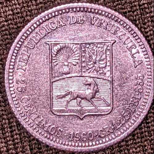 Moneda 25 Centavos 1960 (Usado)