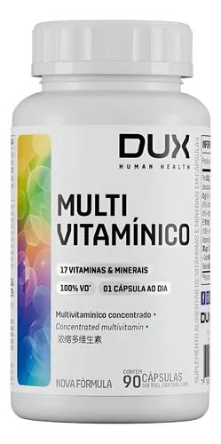 Multivitamínico 90 Cápsulas Dux Nutrition Polivitamínico Sabor Se...