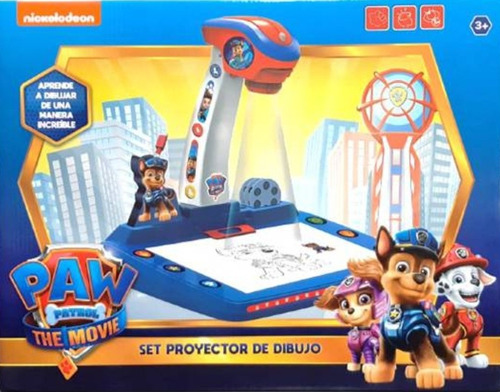 Set Proyector De Dibujo Paw Patrol. Pizarra. Original.