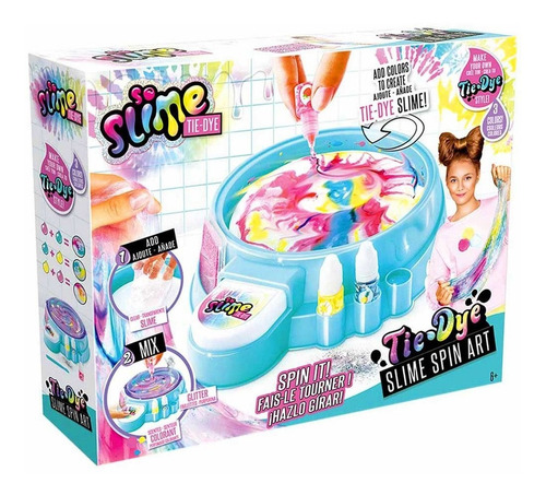 Imagen 1 de 3 de Slime Premade - Tie Dye Spin Art