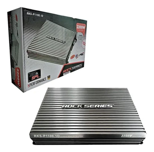 Amplificador Rockseries Clase D Rks-p1100.1d 2200w Cont Bajo