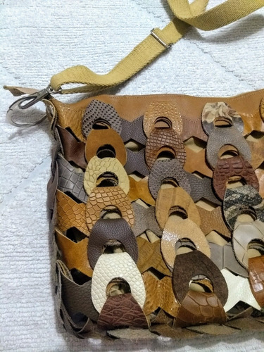 Cartera De Cuero Combina Con Todo