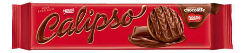 Biscoito Cobertura Chocolate ao Leite Calipso Pacote 130g