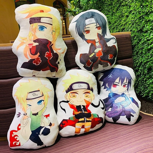 Cojin Decorativo Naruto Chibi Personajes A Elegir Poliester 