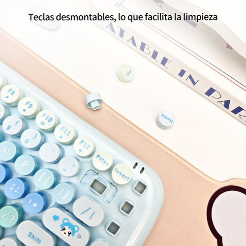 Juego De Teclado Y Ratón Mofii Cdh En Azul