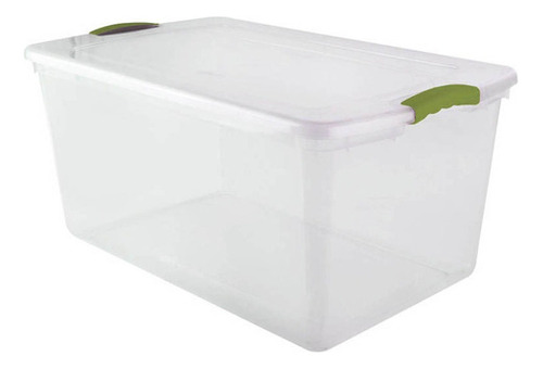 Caja Organizadora Organizador Plastico  61 Lts - Garageimpo Color Transparente Wenbox