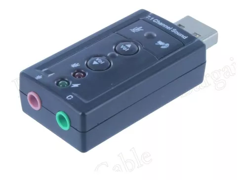 Tarjeta Sonido Externa Usb 7.1 Canales 3d