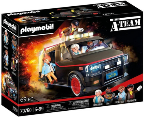 Camioneta Van Kombi A Team Brigada A - Playmobil 70750