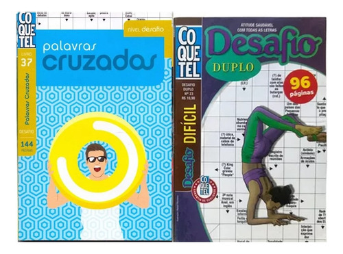 Coletânea Coquetel Combo De Palavras Cruzadas E Passatempos
