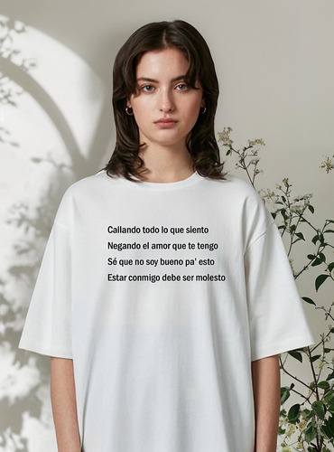 Remera No Me Llores Mauro Lombardo Duki Frase Personalizada