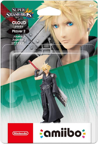 Amiibo Cloud Player 2 Super Smash Bros Serie Nuevo Sellado