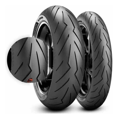 Combo Llantas 110 70 R17 Y 150 60 R17 Pirelli Diablo Rosso 3