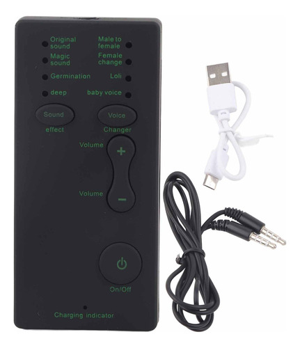 Mini Cambiador De Voz De Transmisión Portátil Para Pc Móvil