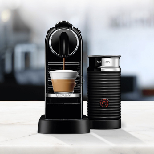 Nespresso, Citiz & Milk Cafetera + 14 Cápsulas