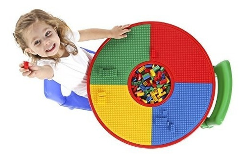 Totors Kids 2-en-1 Plastic-lego-activity Activity Table Y 2