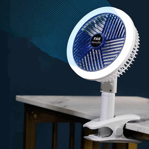 Ventilador Portátil De 4 Pulgadas: Con Clip, De Escritorio,