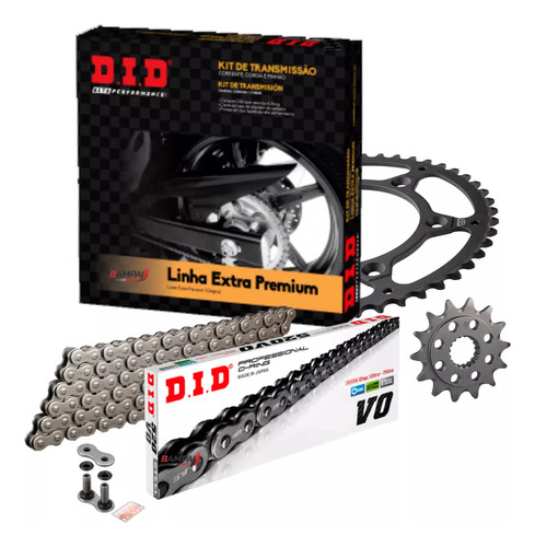Kit Kit Nc 750 X Relação Transmissão Vø 43 / 17 Jt - Did