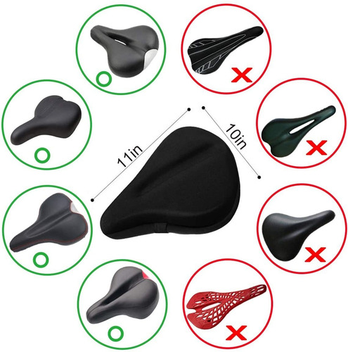 Imagen 3 de 8 de Forro Para Asiento De Bicicleta
