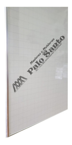 Tablero Acrilico Cuadriculado 2.44x 1.22 Perfil En Aluminio