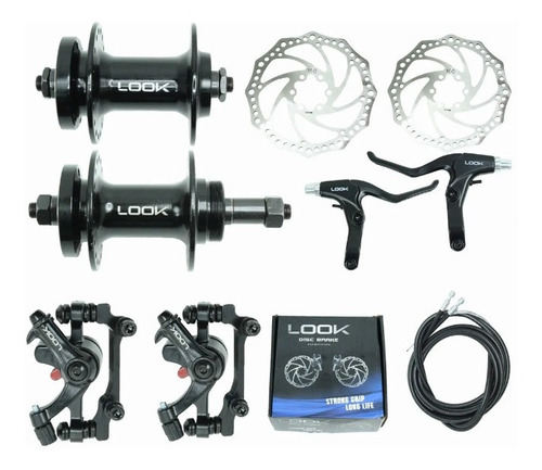 Jgo Rines Aero R29 Mazas Sellado Freno Disco Completo Alum