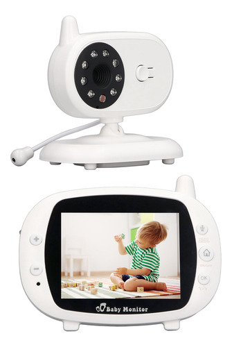 Monitor De Video Para Bebés Con Cámara De Visión Nocturna