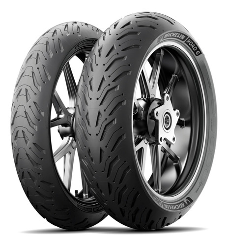 Par Pneu 120/70 Zr17 + 180/55 Zr17  Michelin Road 6 Gt 