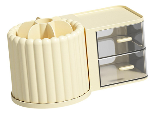 Organizador De Maquillaje De Escritorio Con Cajón,