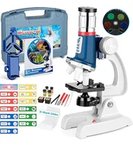 Comprar Kit De Microscopios Para Niños De 58 Piezas - 100x-1200x