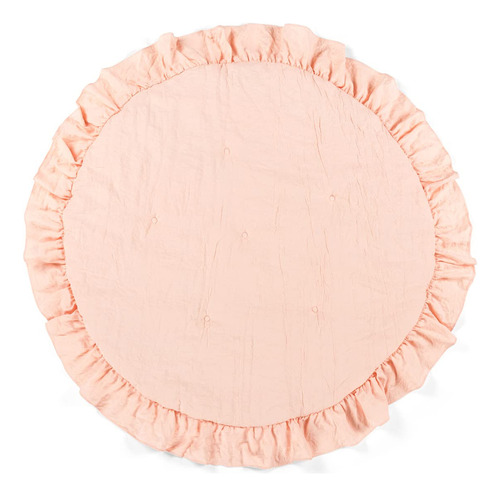 Lush Decor Alfombrilla De Juego Redonda Con Volantes Para Be