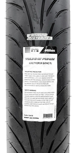 Llanta Mitas Touring Force 120/70 Zr19 R1250gs Multistrada