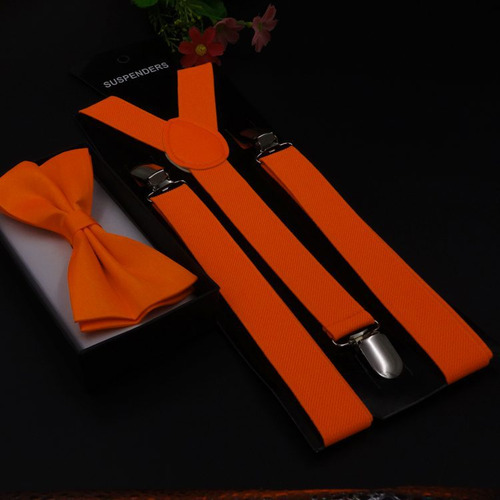 Traje Con Corbata De Lazo Y Correas Elásticas Con Broches, A