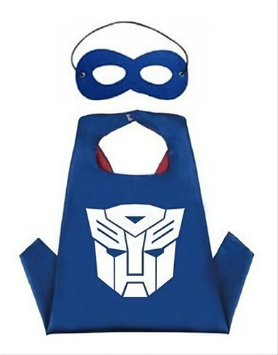 Capa Disfraz Transformers + Máscara Superhéroes 