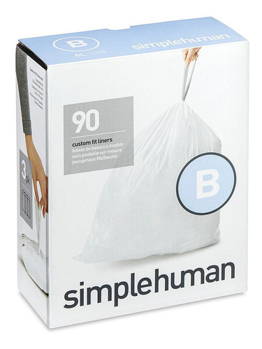 Simplehuman Bolsas Para Basura - Código B - Uline - 90/paq