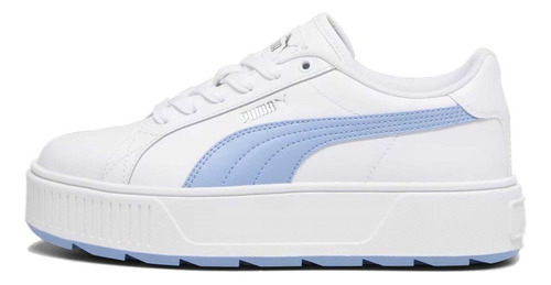 Tenis Puma Karmen L Blanco/azul Tallas #22 Al #27 Mujer